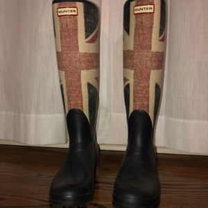 HUNTER “ORIGINAL BRITISH” UNION JACK RAIN BOOT
